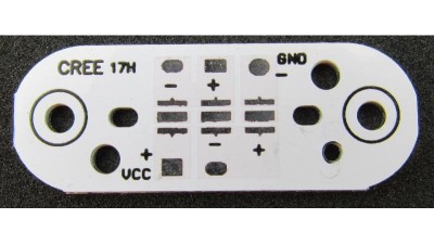 Радіатор алюмінієвий підкладка CREE XPE XTE CREE3535 3W 45*17мм (17683)