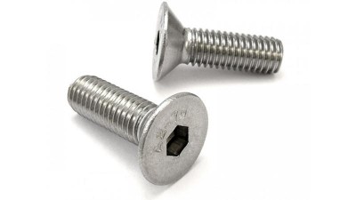 Гвинт потайна головка під шестигранник нержавіюча сталь 201 DIN7991 M5*10 25шт (17731)