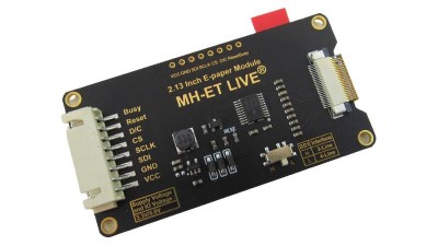 Дисплей електронного паперу розмір 2.13 дюйма SPI (17869)