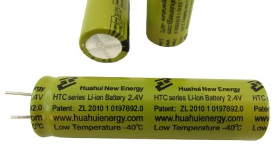 Акумулятор Huahui LTO HTC 18650 з контактами 2.4V 1300mAh (17918)