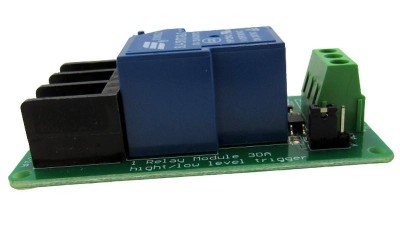 Одноканальний релейний модуль 5V 30A з ізоляцією оптопари (17926)