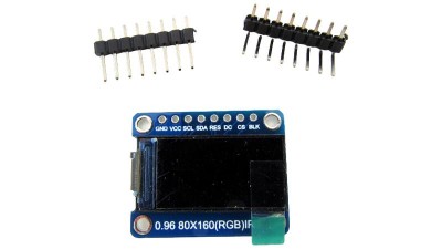 Дисплей кольоровий екран HD SPI OLED ST7735 0.96 дюймів (17933)