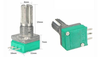 Резистор змінний потенціометр RK097N B10K (17951)