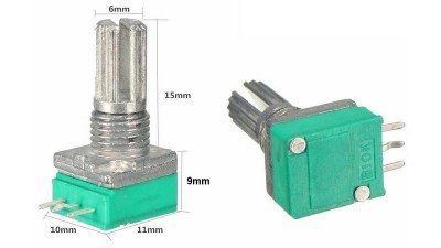Резистор змінний потенціометр RK097G B10K (17952)