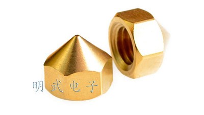 Мідна насадка для 3D принтера 0.4мм різьблення M10*1 (17977)