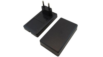 Корпус пластиковий для блоку живлення 86*49*31мм чорний (17983)