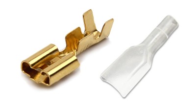 Клема ножова жовта 6.3мм (17991)