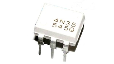 Оптопара з транзисторним виходом 4N35 DIP-6 (17999)