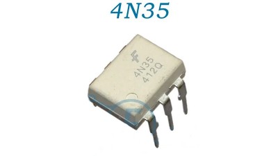 Оптопара з транзисторним виходом 4N35 DIP-6 (17999)