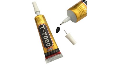 Клей-герметик силіконовий 50мл T-7000 чорний (18015)