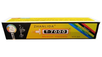 Клей-герметик силіконовий 50мл T-7000 чорний (18015)