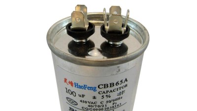 Пусковий конденсатор CBB65A 450VAC 100uF 126*50мм (18083)