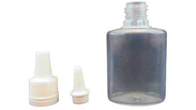 Прозора баночка для флюсу або змивки 30мл з носиком (18093)