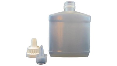 Прозора баночка для флюсу або змивки 100мл з носиком (18094)