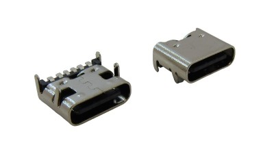 Роз'єм гніздо Type C 6p SMD 6pin (18144)
