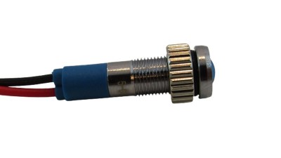 Світлодіодний індикатор водонепроникний 6V 6мм синій (18175)