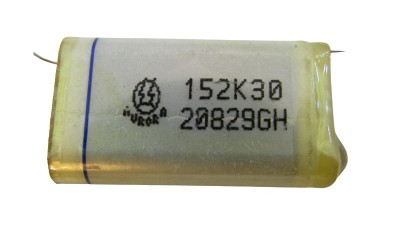 Високовольтний плівковий конденсатор 152K 1500PF 30KV (18183)