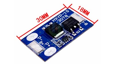 Плата захисту BMS LiFePo 1S 3.2V 7A (18206)