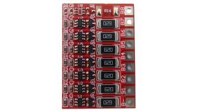 Плата активний балансир для LiFePo акумулятора 7S 58mA (18210)