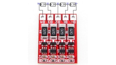 Плата активний балансир для LiFePo акумулятора 7S 58mA (18210)