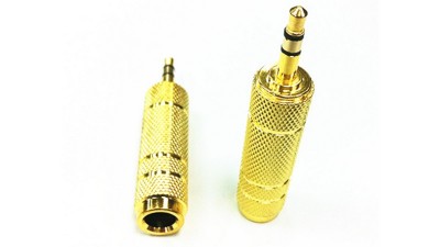 Перехідник аудіо jack 6.35мм на 3.5мм (18220)