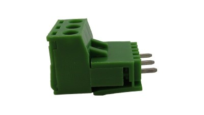 Клемник на плату кутовий 3pin мама 5.0мм (18249)