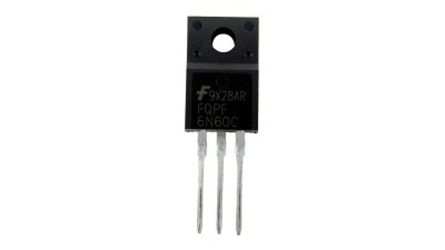 Транзистор FQPF6N60C 6N60 MOSFET 600V 5.5A N-Ch TO-220F (18273)