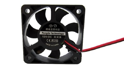 Вентилятор пластиковий Pengda Technology DC 12V 50*50мм 2pin (18346)