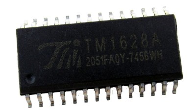 Мікросхема LED дисплея та клавіатури TM1628 SOP-28 CHP123 (18380)