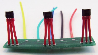 Модуль датчика Холла для колеса 120 градусів з проводами (18418)