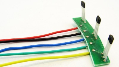 Модуль датчика Холла для колеса 60 градусів з проводами (18420)