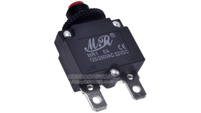 Термобіметалічний запобіжник MR1 ST-101E 5A (18432)