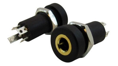 Роз'єм гніздо для навушників jack PJ392A-4 з гайкою 4pin (18439)