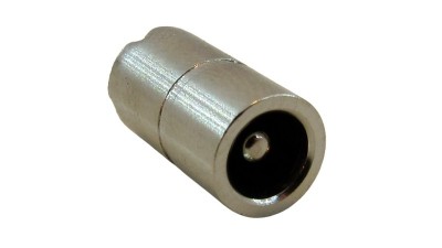 Монтажний роз'єм металевий DC 5.5*2.1мм (18440)