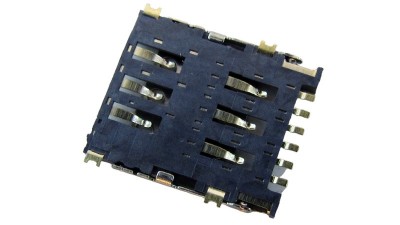 Тримач картки micro SIM-карти 6pin відкидний слот (18497)