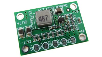 Понижуючий перетворювач DC-DC in 5-16V out 1.25-5V 3A (18504)