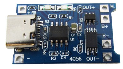 Модуль заряду розряду Li-ion 1S TP4056 Type-C (18570)