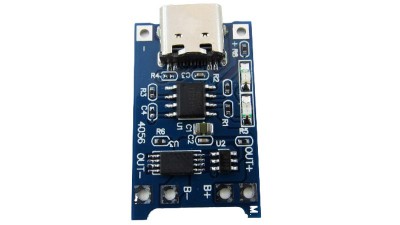 Модуль заряду розряду Li-ion 1S TP4056 Type-C (18570)