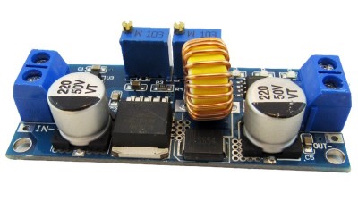 Перетворювач понижуючий XL4015E1 DC in 4-38V out 1.25-35V 0-5А (18571)