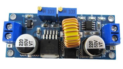 Перетворювач понижуючий XL4015E1 DC in 4-38V out 1.25-35V 0-5А (18571)