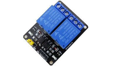 Модуль реле 2-х канальний 12VDC 10A для Arduino (18572)
