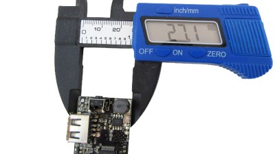 Плата Power Bank LCD 2*USB 5V 2A micro 64*27мм (18573)