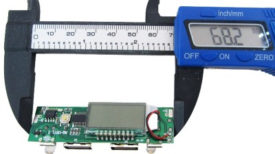 Плата Power Bank 2*USB 5V 2A 2*micro 68*18мм (18581)