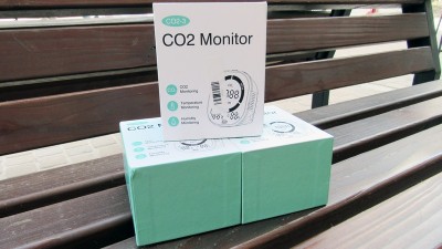 Портативний монітор CO2 Eco City CDP-CO2-3 з літієвою батареєю 1.6Ah (18584)