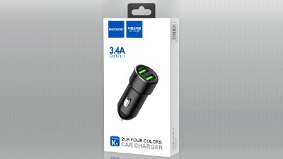 Швидка зарядка телефону автомобільна Baitong K5 5V 3.4A USB (18586)