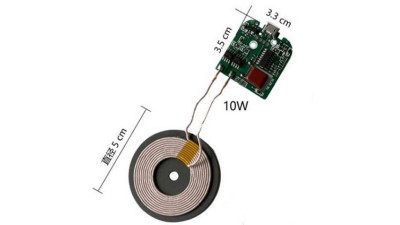 Бездротова зарядка для телефону модуль DIY 10W 5V 9V (18610)