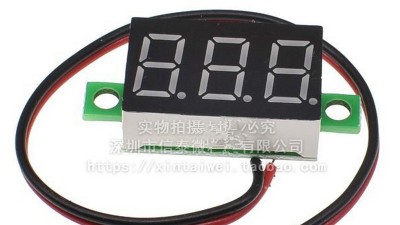 Мініатюрний цифровий вольтметр постійного струму 0.28 4.5-30V (18613)