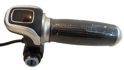 Ручка газу для велосипеда пара 60V з індикатором заряду та замком (18630)