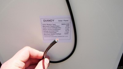 Сонячна панель гнучка 20W 18V 420*340мм (18636)