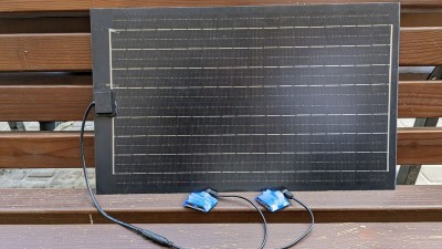 Сонячна зарядна станція напівгнучка чорна 25W Quick Charge 4*USB (18641)